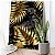 Quadro Decorativo Canvas Composição de Folhas Pretas e Douradas II Vertical - Imagem 4