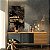 Quadro Decorativo Canvas Composição de Folhas Pretas e Douradas III Vertical - Imagem 2