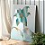 Quadro Decorativo Canvas Flor Verde com detalhes dourados I Vertical - Imagem 3