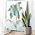 Quadro Decorativo Canvas Flor Verde com detalhes dourados I Vertical - Imagem 5