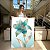 Quadro Decorativo Canvas Flor Verde com detalhes dourados II Vertical - Imagem 4