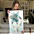Quadro Decorativo Canvas Flor Verde com detalhes dourados II Vertical - Imagem 7