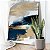Quadro Decorativo Canvas Composição Abstrata de tons neutros e azul marinho II Vertical - Imagem 5
