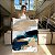 Quadro Decorativo Canvas Composição Abstrata de tons neutros e azul marinho II Vertical - Imagem 4