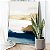 Quadro Decorativo Canvas Composição Abstrata de tons neutros e azul marinho III Vertical - Imagem 5