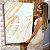 Quadro Decorativo Canvas Composição de Folhas Douradas com Fundo Branco Vertical - Imagem 7