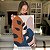 Quadro Decorativo Canvas Composição de Folhas Abstratas Tons Terrosos e Azul Marinho Vertical - Imagem 6