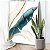 Quadro Decorativo Canvas Composição de Folhagens Azuis com Dourado I Vertical - Imagem 5
