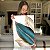 Quadro Decorativo Canvas Composição de Folhas com Detalhes Verdes e Dourados II Vertical - Imagem 6