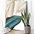 Quadro Decorativo Canvas Composição de Folhas Azuis em linhas Douradas Vertical - Imagem 5