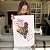 Quadro Decorativo Canvas Flores em Composição Geométrica II Vertical - Imagem 6