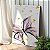 Quadro Decorativo Canvas Borboleta Rosa Shine II Vertical - Imagem 3