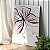 Quadro Decorativo Canvas Borboleta Rosa Shine III Vertical - Imagem 3