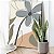 Quadro Decorativo Canvas Composição Abstrata de Flor Cinza II Vertical - Imagem 5