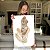 Quadro Decorativo Canvas Composição de Folhas Minimalistas com tons neutros Vertical - Imagem 6