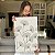 Quadro Decorativo Canvas Folhas Minimalistas Ginkgo Biloba Vertical - Imagem 6