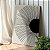Quadro Decorativo Canvas Linhas Circulares Minimalistas Vertical - Imagem 3
