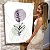 Quadro Decorativo Canvas Composição Floral com traços Minimalistas I Vertical - Imagem 6