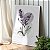 Quadro Decorativo Canvas Composição de Flores em traços Minimalistas III Vertical - Imagem 2