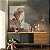 Quadro Decorativo Canvas Composição de Folhas de Ginkgo Biloba Marrom Vertical - Imagem 2