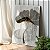 Quadro Decorativo Canvas Composição de Folhas de Ginkgo Biloba Preto Vertical - Imagem 5