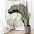 Quadro Decorativo Canvas Composição de Folhas de Ginkgo Biloba Preto Vertical - Imagem 2