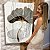 Quadro Decorativo Canvas Composição de Folhas de Ginkgo Biloba Preto Vertical - Imagem 7