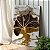 Quadro Decorativo Canvas Composição de Folhas de Ginkgo Biloba Preto com Dourado Vertical - Imagem 5