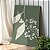 Quadro Decorativo Canvas Composição de Folhas Minimalistas Tons Pasteis III Vertical - Imagem 2