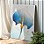 Quadro Decorativo Canvas Flor Copo de Leite Royal I Vertical - Imagem 5