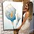 Quadro Decorativo Canvas Flor Copo de Leite Royal II Vertical - Imagem 6