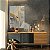 Quadro Decorativo Canvas Composição de Folhas Douradas e Azul Royal I Vertical - Imagem 3