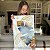 Quadro Decorativo Canvas Composição de Folhas Douradas e Azul Royal III Vertical - Imagem 7