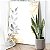 Quadro Decorativo Canvas Composição de Folhas e Flores Minimalistas com Cores Neutras Vertical - Imagem 3