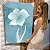 Quadro Decorativo Canvas Floral Flor Azul Royal I Vertical - Imagem 7
