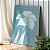 Quadro Decorativo Canvas Floral Flor Azul Royal III Vertical - Imagem 5