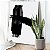 Quadro Decorativo Canvas Composição Abstrata de Pintura em Traços Pretos Vertical - Imagem 5