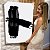 Quadro Decorativo Canvas Composição Abstrata de Pintura em Traços Pretos Vertical - Imagem 7