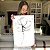 Quadro Decorativo Canvas Floral Flor Preto e Branco em Raio X III Vertical - Imagem 7