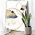 Quadro Decorativo Canvas Folhagens Douradas e Azuis Ginkgo Biloba II Vertical - Imagem 2