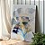 Quadro Decorativo Canvas Composição de Folhagens Douradas e Azuis de Ginkgo Biloba Vertical - Imagem 3