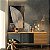 Quadro Decorativo Canvas Composição de Folha em Cor Neutra com Fundo Escuro Vertical - Imagem 2