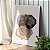 Quadro Decorativo Canvas Arte Asbtrata com Manchas Orgânicas II Vertical - Imagem 3