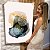 Quadro Decorativo Canvas Arte Asbtrata com Manchas Orgânicas III Vertical - Imagem 6