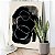 Quadro Decorativo Canvas Composição Abstrata de Circunferências Brancas em Fundo Preto Vertical - Imagem 5