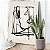 Quadro Decorativo Canvas Composição Abstrata Moderna Linhas Irregulares Vertical - Imagem 5