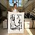 Quadro Decorativo Canvas Composição Abstrata Moderna Linhas Irregulares Vertical - Imagem 4