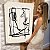 Quadro Decorativo Canvas Composição Abstrata Moderna Linhas Irregulares Vertical - Imagem 7