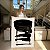 Quadro Decorativo Canvas Composição Abstrata Moderna Traços Irregulares na cor Preta Vertical - Imagem 4