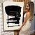 Quadro Decorativo Canvas Composição Abstrata Moderna Traços Irregulares na cor Preta Vertical - Imagem 7